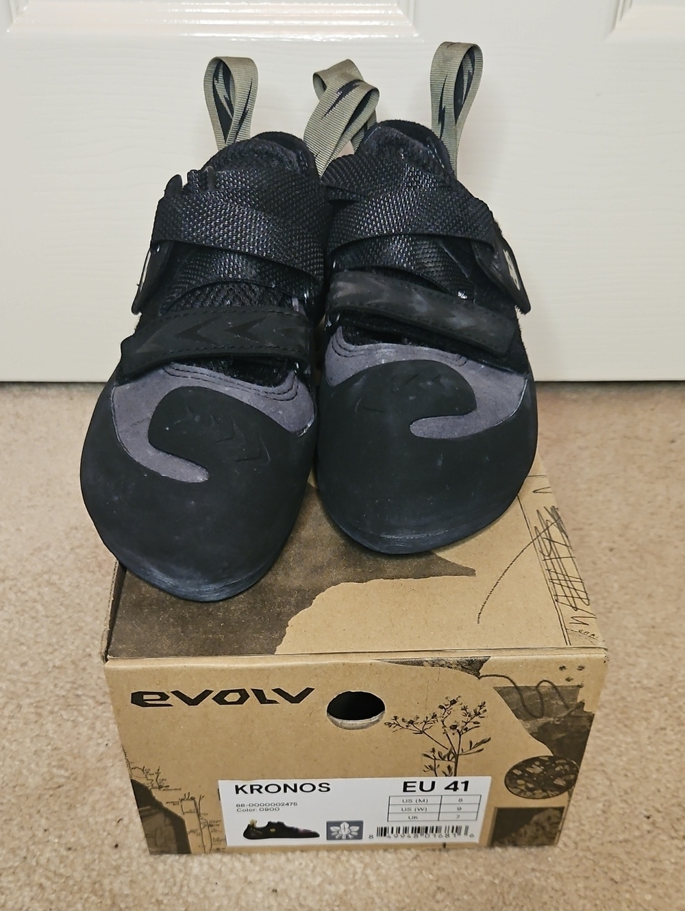Kronos Men’s Black Athletic Climbing Shoes